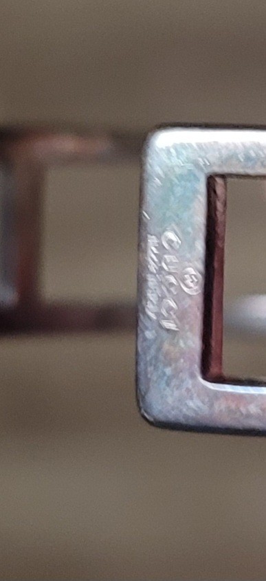 Gucci Solid Sterling Silver Cuff Bracelet Stamped… - image 11