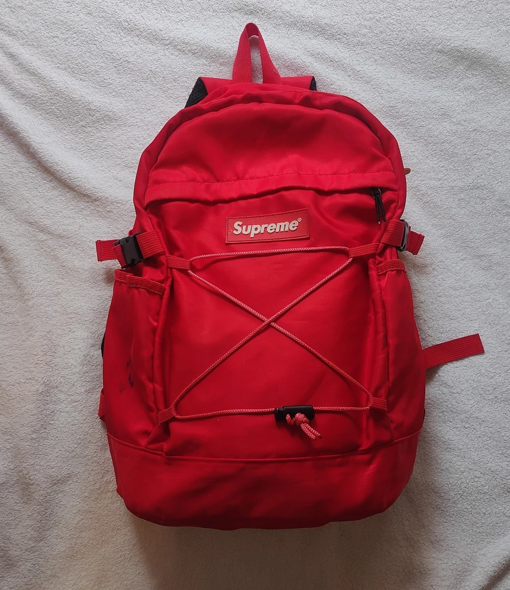 【ぷぅさん】Supreme Tonal Backpack 16SS レッド Supreme Backpack (FW18) Red - FW18 - US