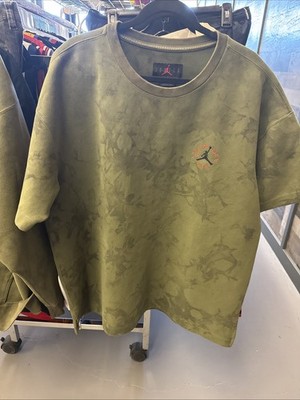 Travis Scott Cactus Jack x Air Jordan Tee Medium Olive (CN3433-222) Size XL