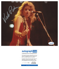 Vicki Peterson 'The Bangles' Band Signed 8x10 Photo 'Eternal Flame' ACOA