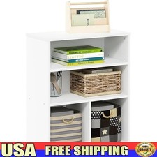 3-Tier Bookshelf Adjustable Storage Modern Design Living Room Bedroom Office New