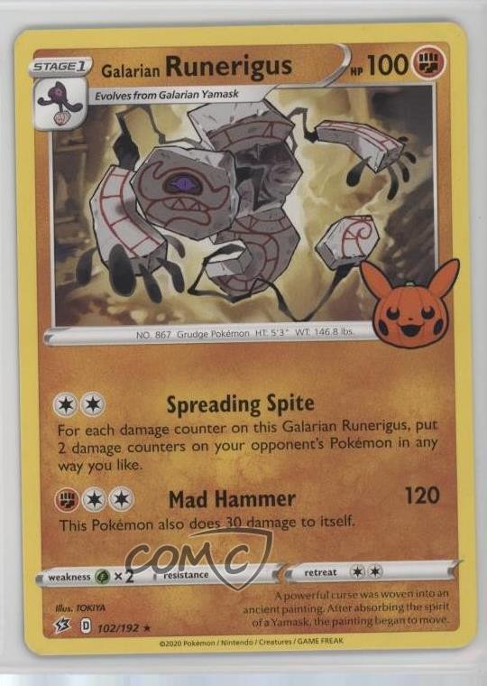 2022 Galarian Runerigus #102 05ks