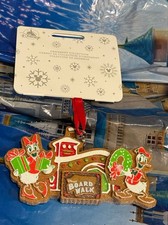 Disney Holiday Gingerbread 2025 Boardwalk Donald And Daisy Ornament New