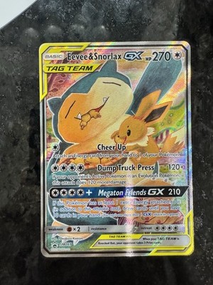 Pokémon TCG: Eevee & Snorlax GX Promo SM169 Sun & Moon Promo | eBay