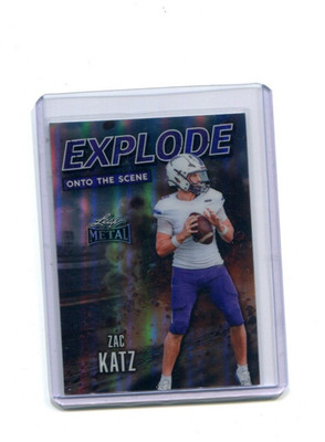 2026 Leaf Metal Football Explode Onto the Scene Prismatic Zac Katz Rookie 6/7