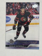 Nikolas Matinpalo 2023-24 Upper Deck Young Guns #495 Clear Cut RC Rookie D006