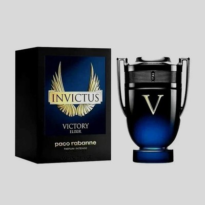 Paco Rabanne Invictus Victory Elixir Parfum Intense 3.4 Oz 100ml for Men.