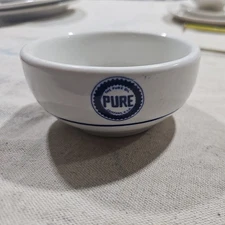 Vintage HTF Jackson China Pure Gasoline Oil 5" soup bowl