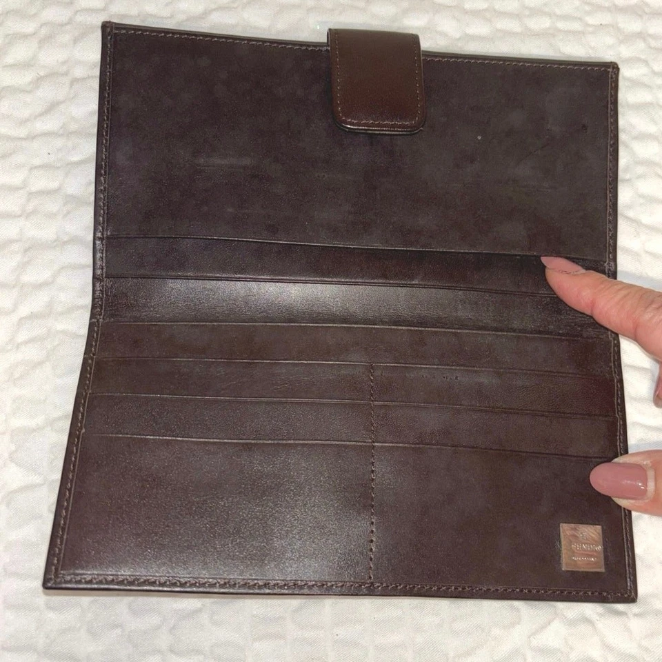 Carteira bifold monograma lona marrom Fendi - Imagem 4 de 4