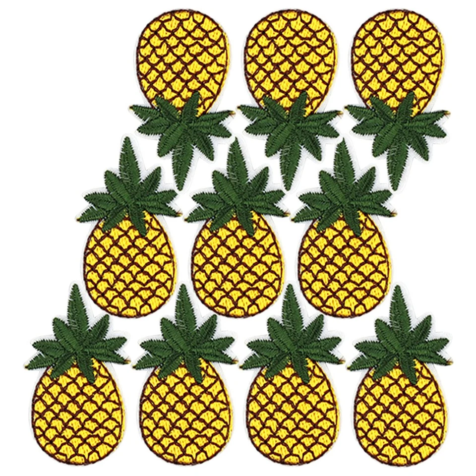  2 Pack Patches for Jackets Backpacks Fruit Iron Blossom Embroidered - Image 2 of 4