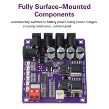 40W Uninterruptible Power Supply Module 4 Channel Output Battery Charging Board