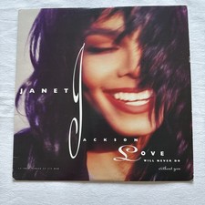 Janet Jackson - Love Will Never Do Without You, Single 12” Vinyl Record - 1989 Janet Jackson - Love Will Never Do Without You, Single 12” Vinyl Record - 1989