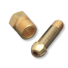 Regulator Inlet Nuts, Medical Mixtures, Brass, CGA-500 Western Enterprises 5002