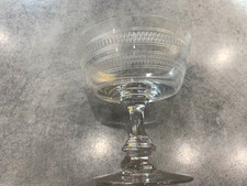 6 Coupes à Champagne en Cristal Soufflé BACCARAT St LOUIS Fin XIXème Siècle