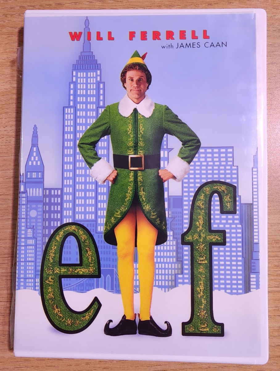 Elf (DVD, 2004, Widescreen) Will Ferrell, James Caan, Zooey