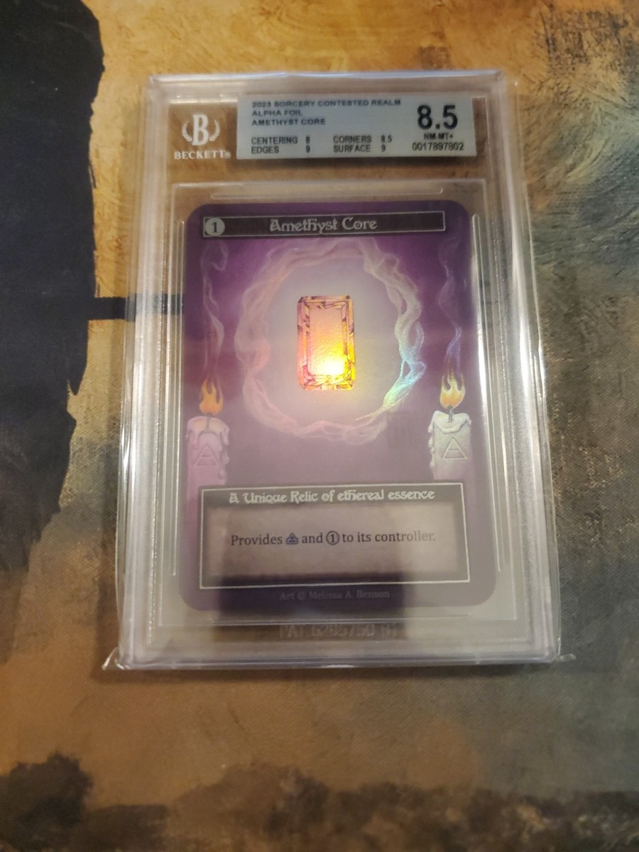 Sorcery TCG Amethyst Core β foil Sorcery Contested Realm Beta - Amethyst Core - FOIL Unique