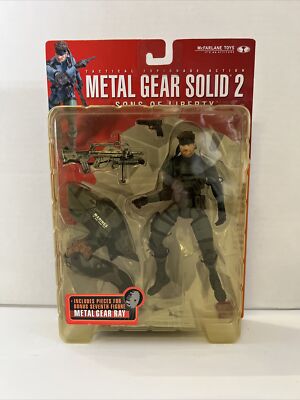 McFarlane Toys 2001 Metal Gear Solid 2 Sons of Liberty Solid Snake Brand New
