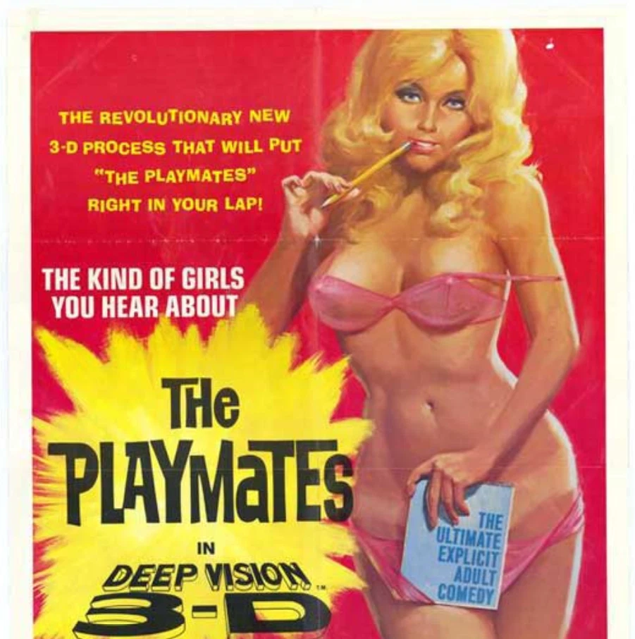 The Playmates in Deep Vision 3-D (1973) Style-A Sexy Porn Movie Poster  27x40 | eBay