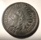 1898 Indian Head Cent Penny ** Free Shipping!