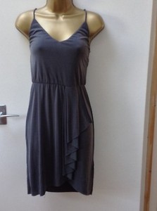 10 Knee Length Grey Dress