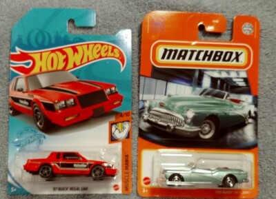 2021 Hot Wheels 87 Buick Regal GNX & Matchbox 1953 Buick Skylark