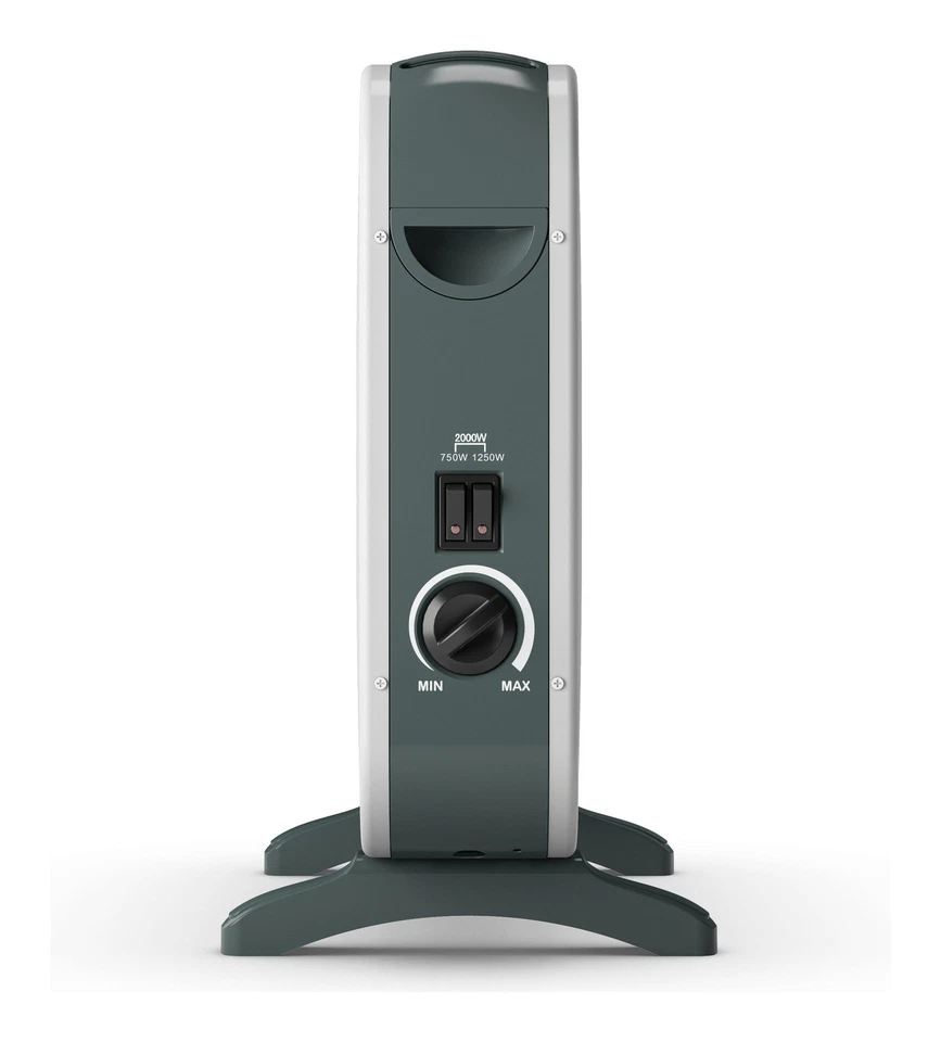 Splendid Termoconvettore 2000W 60m³  CALEO Metal Grigio e Bianco 99296 - Immagine 2 di 2