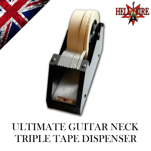 Hellfire Guitar Neck Masking Triple Multi Tape Dispenser (inc masking tape)
