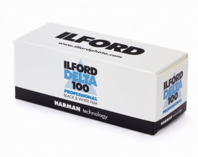 Ilford Delta 100 Professional 120 Fine Grain Black & White Film, 1743399