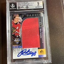 2020 UPPER DECK SP GAME USED BANNER YEAR ALL STAR PATRICK KANE AUTO #AS20-PK