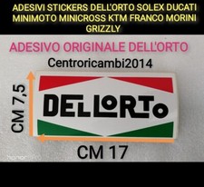ADESIVI STICKERS DELL'ORTO SOLEX DUCATI MINIMOTO MINICROSS KTM FRANCO MORINI 