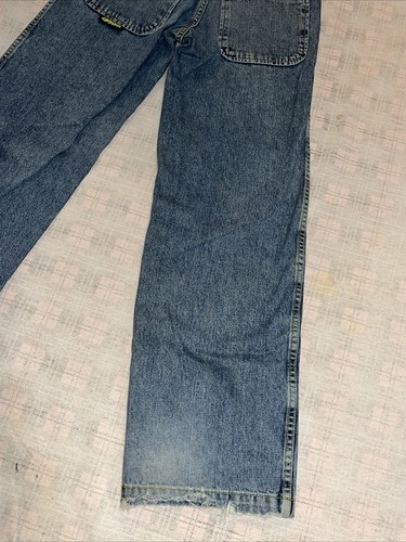 Vintage JNCO Girlie Stuff 20" Rewind Keep On Movin Denim Jeans Size 3 Raver - Picture 20 of 24