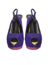 Giuseppe Zanotti PEEP TOE SLINGBACK HEELS