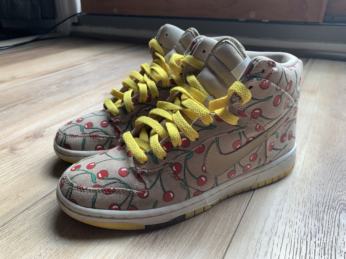 WMNS Nike Dunk High HI SKINNY PREM 花柄 2008 OG Nike Dunk High Skinny X Paule Marrot Cherry Women's