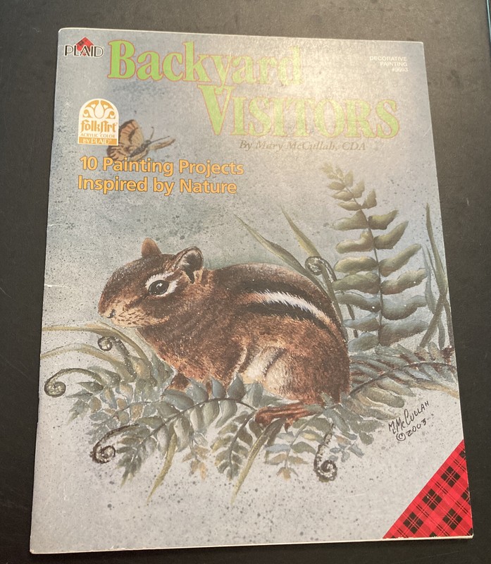 Backyard Visitors Decorative Nature Painting Book Plaid McCullah 10 Project 35pp