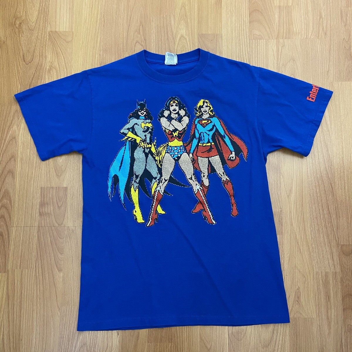Logoshirt® DC I Wonder Woman I Stars I T-Shirt imprimé I Femme & Homme I Manches Courtes I Bleu I Design Original sous Licence I Taille XS