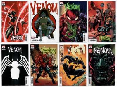 Venom #24 MAIN Cover A & #23 Cover B C D E F G H Variant SET Lot 2023