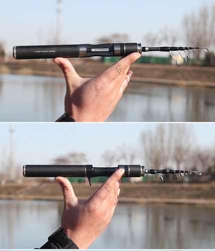 Telescopic Fishing Rods Carbon Fiber Rod Casting / Spinning Rod Straight Poles - Picture 17 of 67