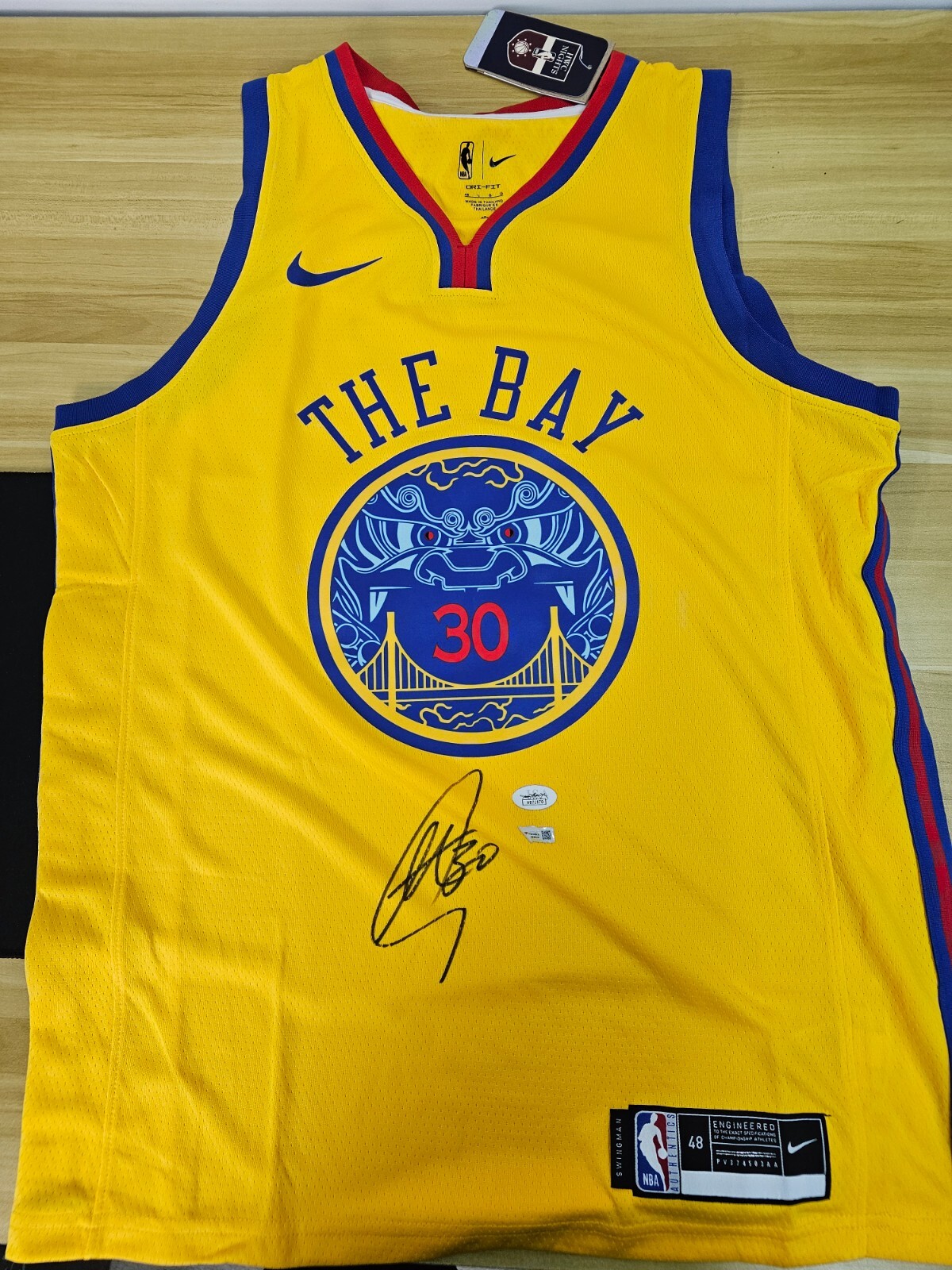 Stephen Curry Autograp jersey Fanatics&JSA ZFG