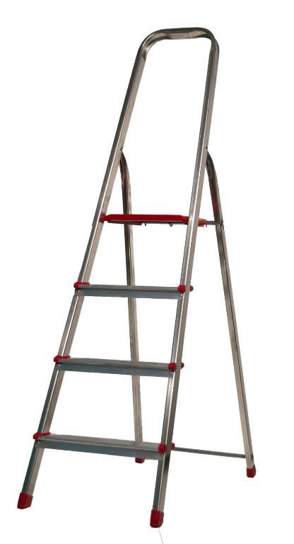 Offerta Scala 4 Gradini Alluminio Jumbo - Qualità Italiana Certificata