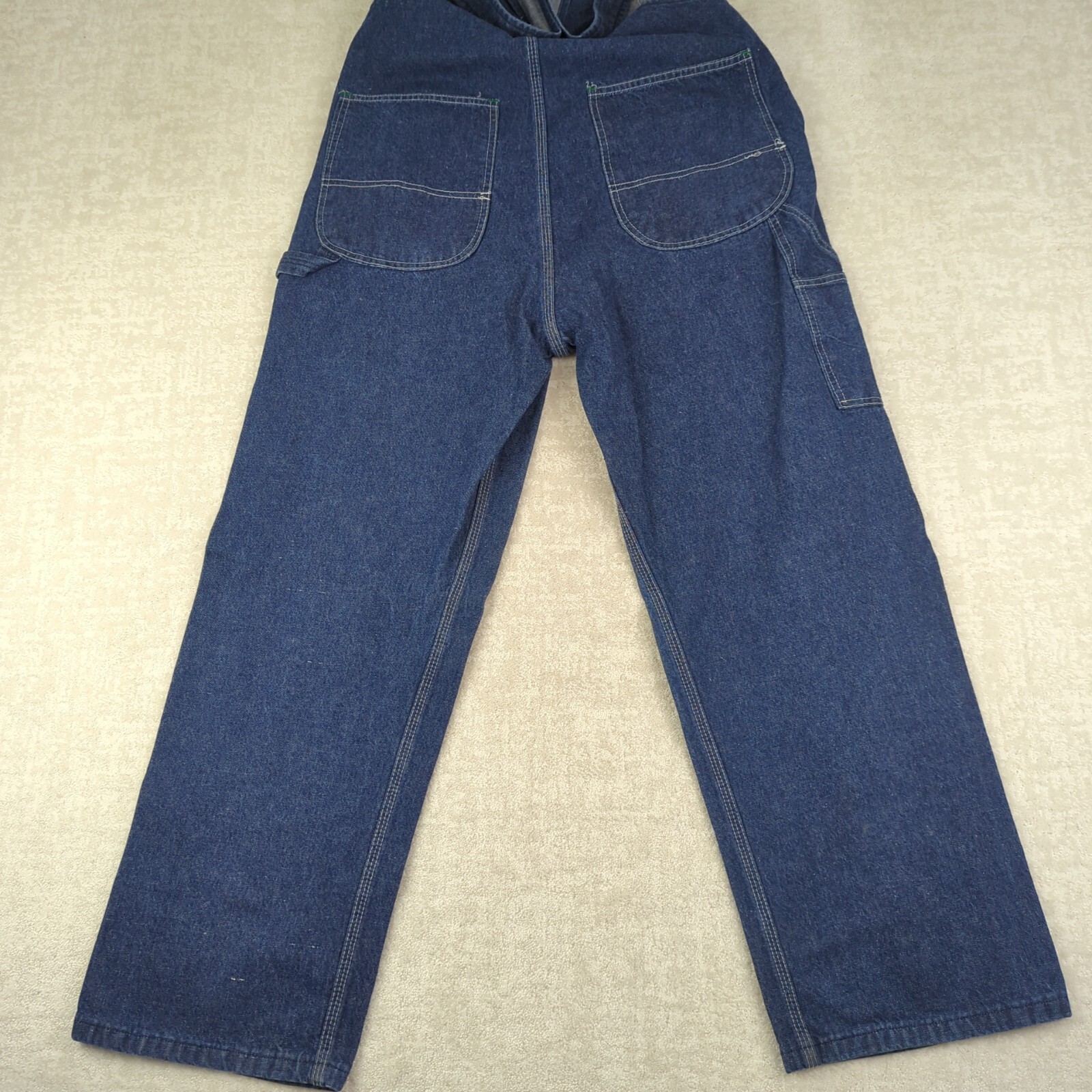 Vintage Big Ben Wrangler Bib Overalls Mens 36x30 Deni… Gem