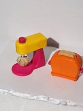 2010 MATTEL BARBIE DOLLHOUSE MIXER TOASTER
