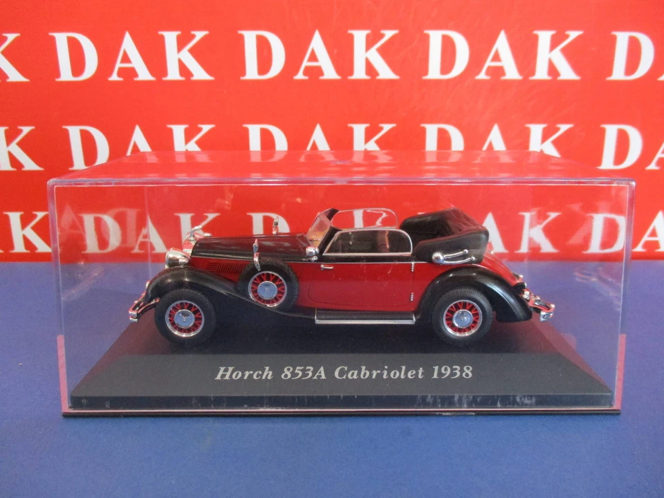 Die cast 1/43 Modellino Auto Horch 853A Cabriolet 1938 - Immagine 4 di 4