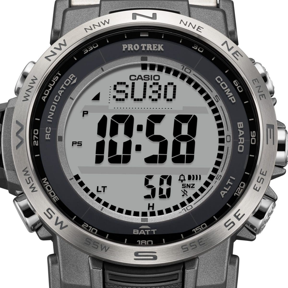 CASIO PRO TREK PRW-35TLD-7JF Luminous Dial Titanium Digital Solar