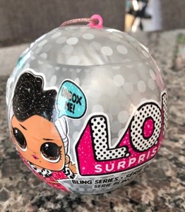 LOL Surprise Doll Bling Series 1 PRANKSTA Holiday Glitter Ball~NEW Sealed L.O.L.