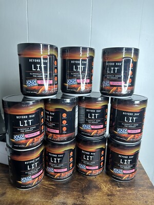 GNC Beyond Raw LIT Pre-Workout Powder Jolly Rancher Watermelon  BB 4/27