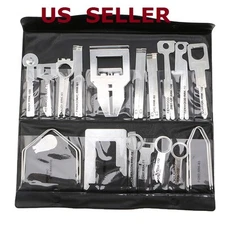 38Pcs Car Stereo Radio Release Removal Tools Key Kit Set For Sony Ford Audi JVC
