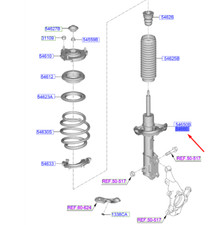 KIA CEED MK3 CD Stoßdämpfer vorne rechts 54661J7GC0 NEU ORIGINAL