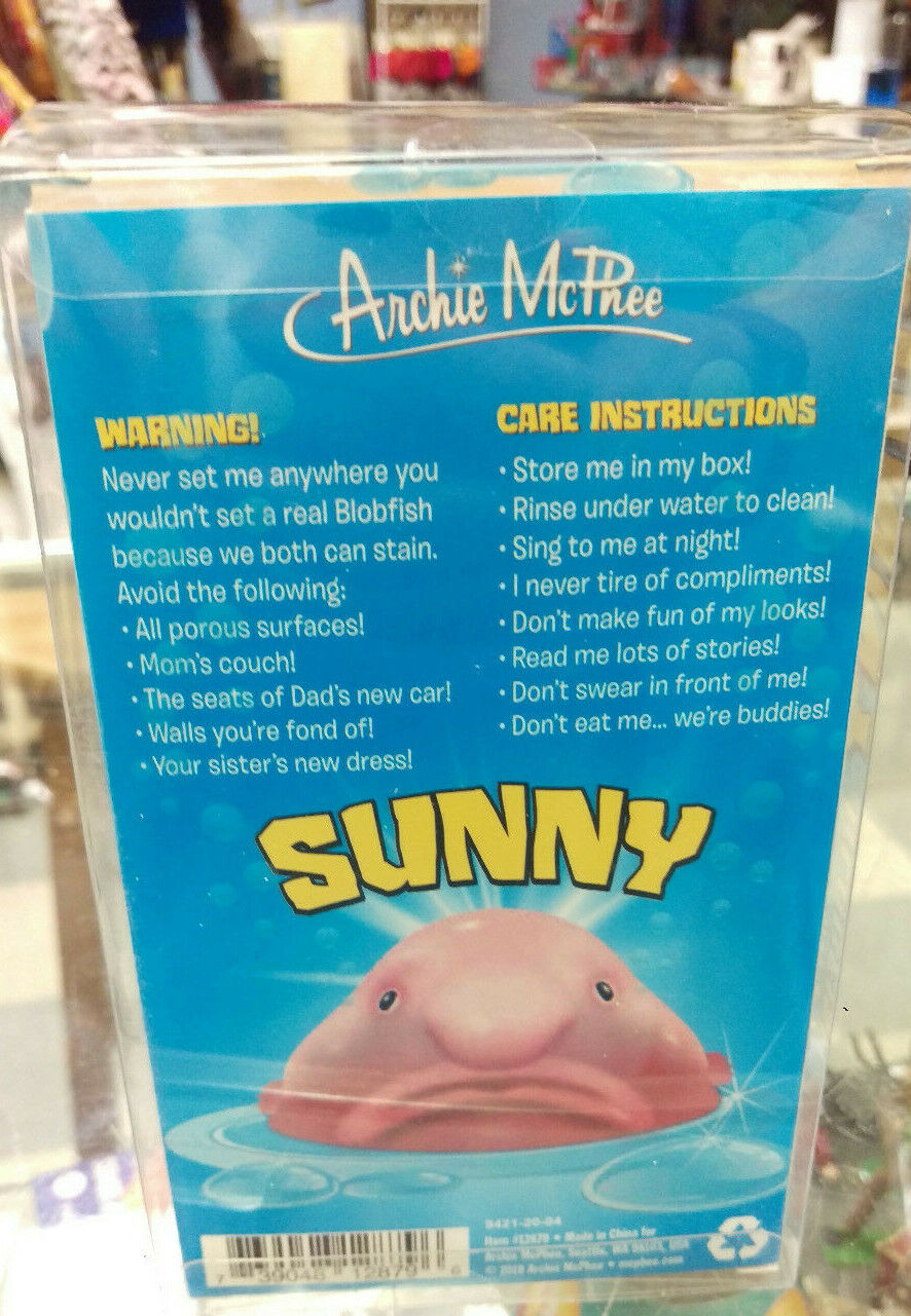 Sunny The Happy Blobfish - Unique Gifts - Archie McPhee — Perpetual Kid