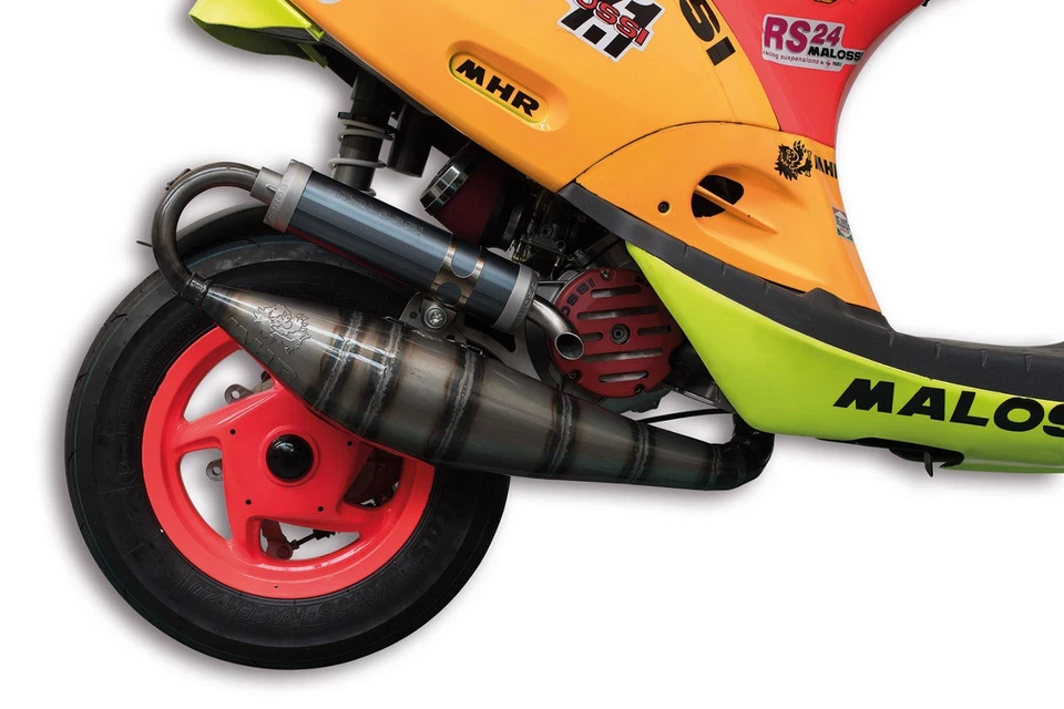3216158 Silencieux Scooter MALOSSI Racing MHR Big Bore Ø 52 Aprilia Sr 50 2T LC - Photo 1/1