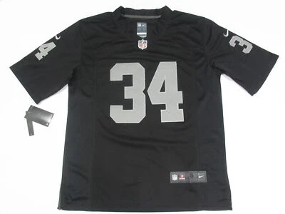 NIKE Bo Jackson #34 Las Vegas Oakland Raiders Throwback Player Men's Jersey Black